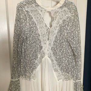 Free People Lace Top